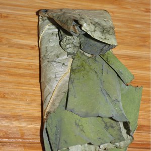 The practice measure of chicken of polished glutinous rice of lotus leaf Chinese chestnut 17
