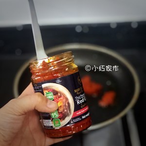 The practice measure of chicken of pineapple of curry of BlueElephant La Xianggong 4