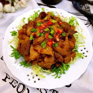 Bake steaky pork deliciously simply again (pig scrag) practice measure 4