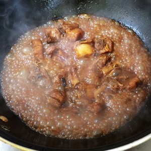 Chop of braise in soy sauce | Desk second becomes empty on dish practice measure 5