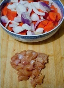 The practice measure of meal of delicate curry chicken 2
