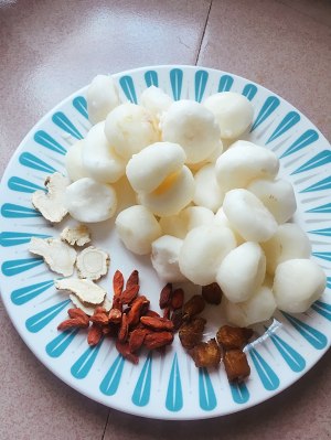The practice measure of soup of medlar of longan of ginseng of beautiful banner of cartilage of horse's hoof pig 1