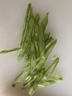 清王朝は、インゲン豆の絹の練習法1