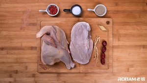 The practice measure of pig abdomen chicken 1