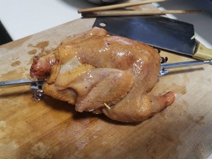 鶏肉を一緒に食べる（鶏肉を割る）練習対策6