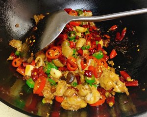 Explode the practice measure of pig's large intestines of stir-fry before stewing of smoked bean curd 9