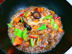 The practice measure of chicken of yellow stew of edition of the daily life of a family 11
