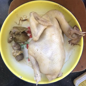 偽塩の鶏肉の実習9