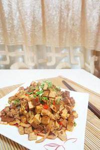 God of go with rice implement---The practice move that often fights Mom to fry smoked bean curd 15