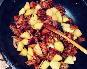 The practice measure of chicken of beer yellow stew 8