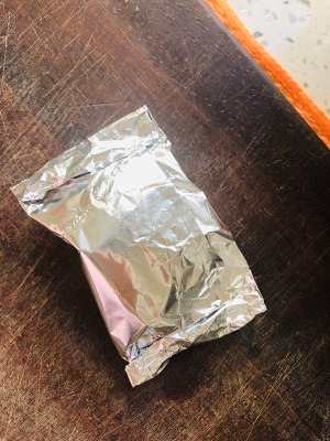 The practice measure of chicken of bag of paper of the daily life of a family 3