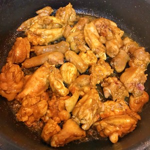 The practice measure of chicken of curry of the daily life of a family 5