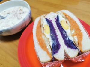 The practice measure of the beautiful type breakfast of elementary school chicken 2