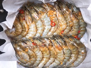 ? ? Without oil also can appetizing the practice measure that delicate garlic Chengdu bakes prawn 3