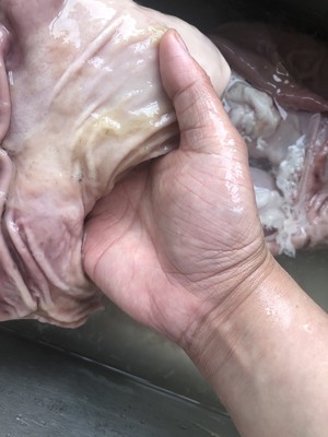 The practice measure of chaffy dish of chicken of abdomen of detailed edition pig 4