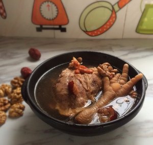6を煮込んだクルミ豚の腱スープの練習対策