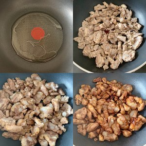 焼いた灰と塩で作られた調味料の豚の軟骨の練習の測定7