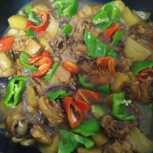 The practice measure of yellow stew chicken 12