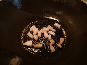 エンドウ豆の肉を炒める練習方法2