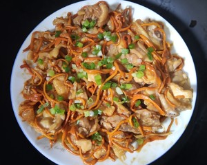 The practice measure of chicken of beautiful evaporate of Chinese caterpillar fungus 7