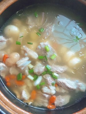 The practice measure of soup of medlar of longan of ginseng of beautiful banner of cartilage of horse's hoof pig 4