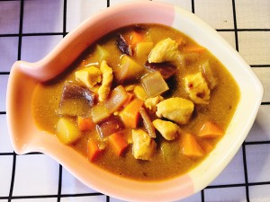 The practice measure of chicken of dormitory edition curry 7
