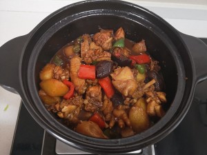 The practice measure of chicken of arenaceous boiler yellow stew 10