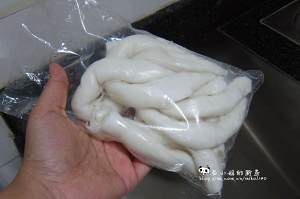 ソース1を混ぜた豚の腸のピンクの練習法
