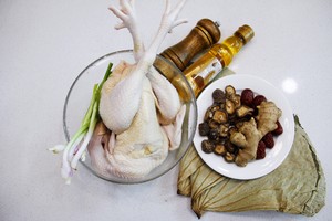 The practice measure of chicken of lotus leaf evaporate 1