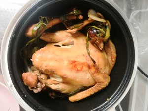 The practice measure of the whole chicken of stew of electric rice cooker that kitchen Xiaobai also can make 4