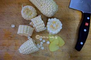 The practice measure of soup of corn pig big bone 2