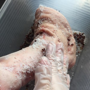 豚の足5の練習尺度を膨らませます