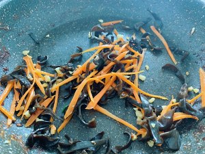 Piscine sweet shredded meat (chicken) practice measure 4