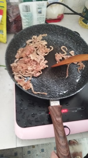 The practice measure that carrot fries shredded meat 7