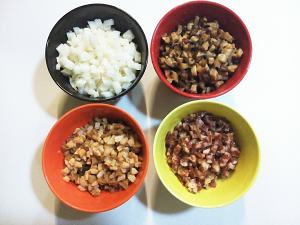 Have intention (stuffing) the practice measure of pig bowel pink 1