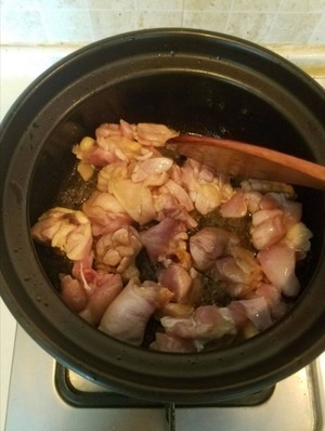 The practice measure of rice of yellow stew chicken 5