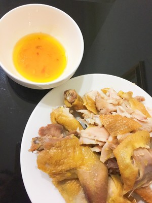 The practice measure of chicken of oven salt    8