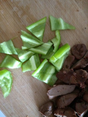 The practice measure of hot pork liver 1