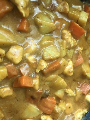 Curry chicken (edition of pigeon breast flesh) practice measure 8