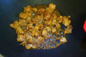 The practice measure of gristle of black peppery chicken 4