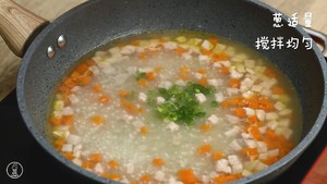 練習 豚柳タロイモの新鮮野菜のスープの量10 