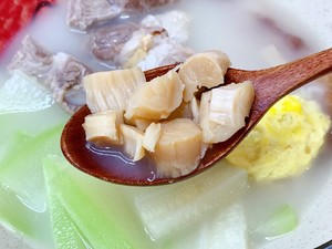Dining room of golden cat Mi - the practice measure of soup of pig cartilage dried scallop 15