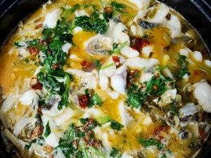  沸騰水を飲むことができる白菜の漬物の魚の練習法5 