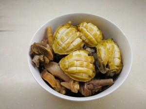 The practice measure of abalone chicken 6