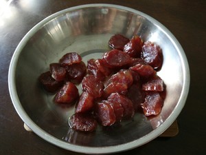 The practice measure of chicken of quick worker polished glutinous rice 4