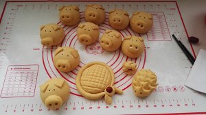 100 change gold enrols one of cooked wheaten food the practice measure of money pig steamed bread 19