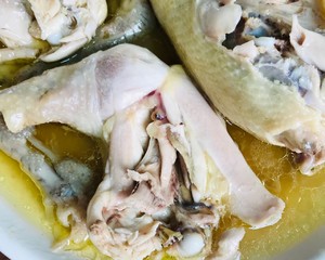 The practice measure of the steamed chicken that the novice also can make 4
