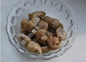 The practice measure of dry boiler pig's large intestines 6
