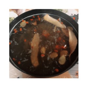 Arrange of quick worker chicken - half soup chicken (dip chicken) practice measure 1