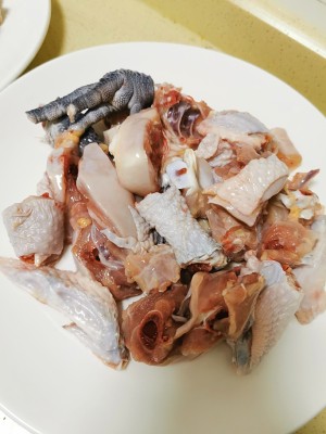 The practice measure of chicken of peppery pig abdomen 4